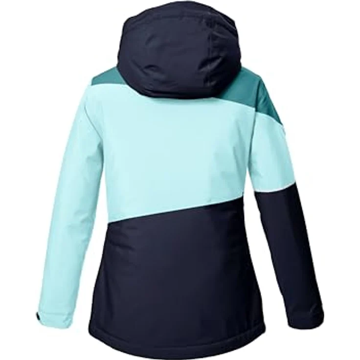 Killtec KSW 331 Mädchen Skijacke, Kapuzenjacke mit Fleece-Innenseite, wasserdicht 10.000 mm, blau, Größe 116 – Bild 3