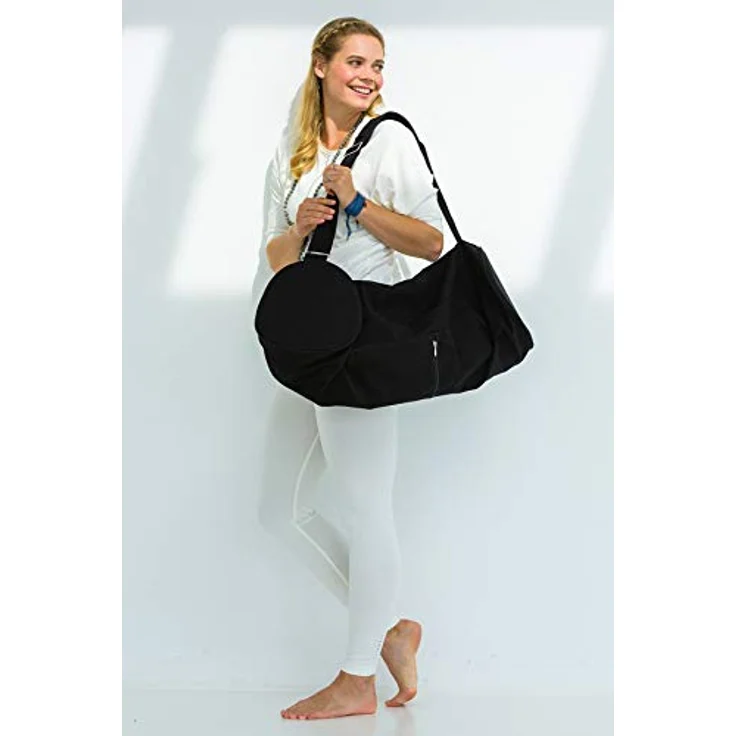 Yogistar Yogatasche Basic Extra Big, Baumwolle für Yogamatte 75cm, langlebig – Bild 5