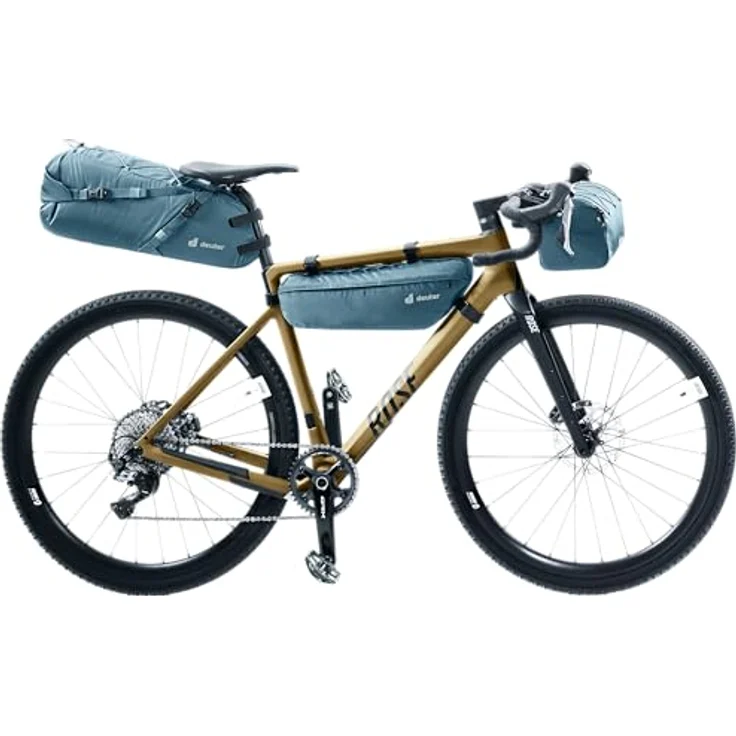 Deuter Velotasche 16 l, Satteltasche aus recyceltem Material mit Roll-Top-Verschluss und reflektierenden Elementen – Bild 6