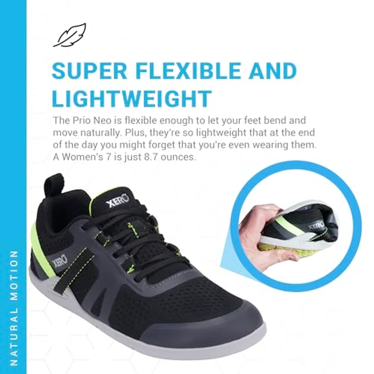 Xero Shoes Prio Neo Performance Laufschuhe, vegan, leicht, flexibel, Schwarz, EU 36 1/2 Damen – Bild 4