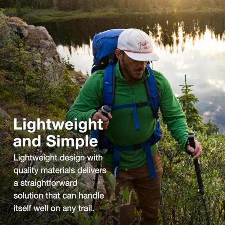 Osprey Rook 65, Trekkingrucksack mit 65 Liter Volumen, 75 cm, blau – Bild 3