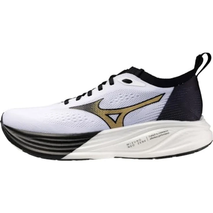 Mizuno Neo Zen 2, Laufschuhe mit ENERZY NXT Dämpfung, Limitierte Origami Pack, Weiß/Schwarz, Größe 45 – Bild 1