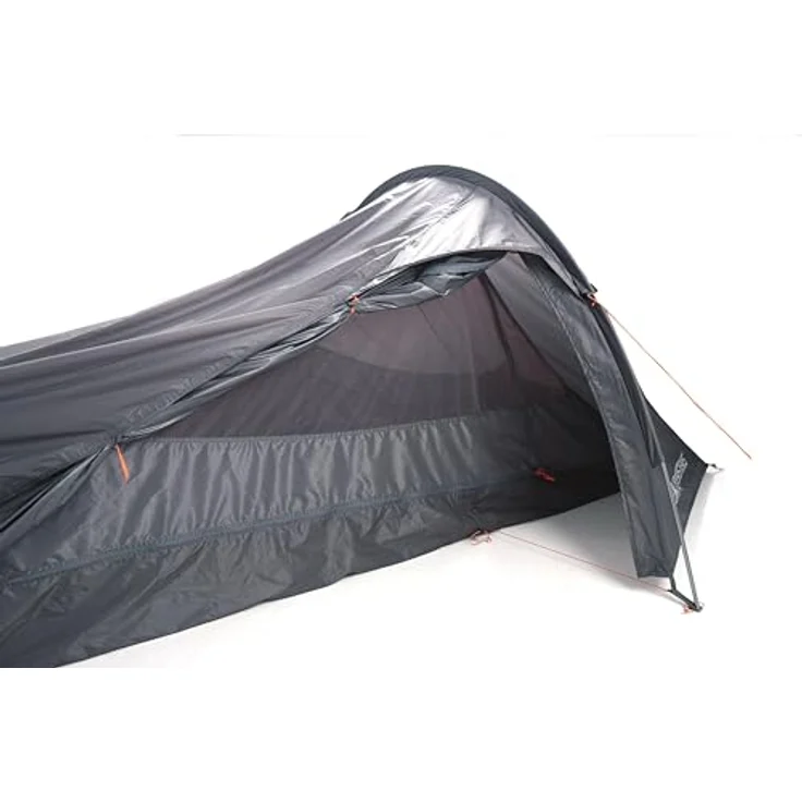 Lifesystems Solo Peak Ultraleichtzelt, 3000 mm HH, Ganzjahreszelt für 1 Person, Schnellaufbau, ideal für Fastpacking und Wildcamping, Gew. 1 kg, Packmaß 32 x 15 x 12 cm – Bild 3