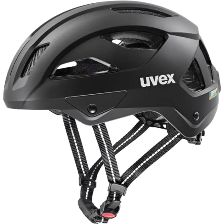 Uvex City Stride, Fahrradhelm für Erwachsene, schlagfest und stoßabsorbierend, Black matt, 56-59 cm – Bild 1