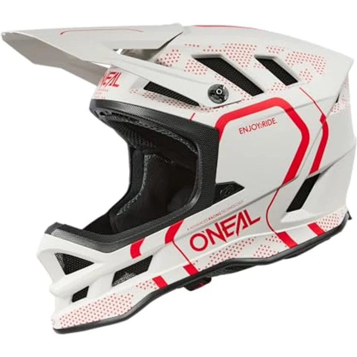 O'Neal Helm BLADE STRIKE, Mountainbike-Helm schwarz/rot mit optimaler Belüftung und Fidlock Magnetverschluss, Größe L (59/60 cm) – Bild 2