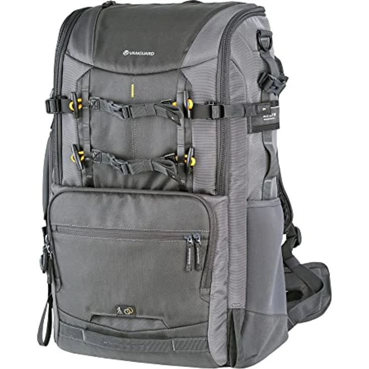 Vanguard Alta Sky 68 - Rucksack für Kameras mit angesetzten 600 oder 800 mm Objektiven und extra Platz für mehr Objektive, grau – Bild 4