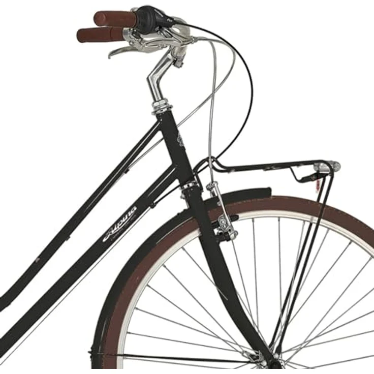 Alpina Bike Herren giordanoshop Rondine Herrenfahrrad, Schwarz, 46 cm - Cityrad mit 6-Gang-Shimano Tourney Schaltung – Bild 2