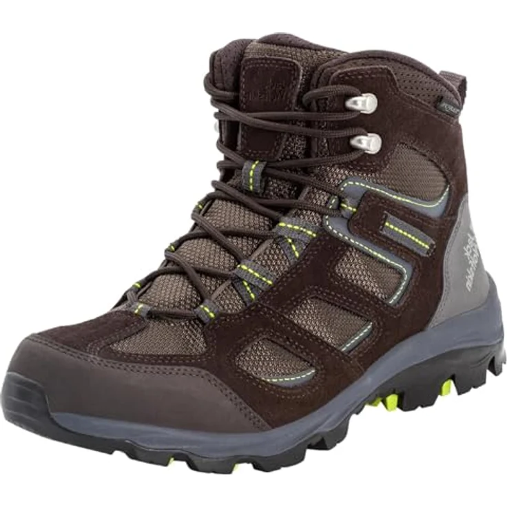 Jack Wolfskin VOJO 3 TEXAPORE MID M Wanderschuh, wasserdicht und atmungsaktiv mit griffiger Gummisohle, schwarz – Bild 2