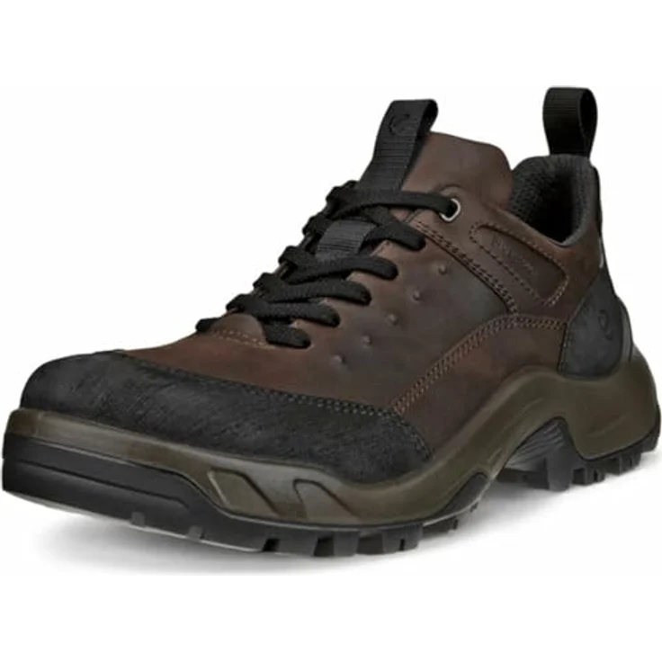 Ecco Offroad Herren-Wanderschuhe, Braun, 41 EU, mit RECEPTOR-Technologie, atmungsaktiver Textilfutterung und robustem Gummiallsohle für optimalen Halt – Bild 1