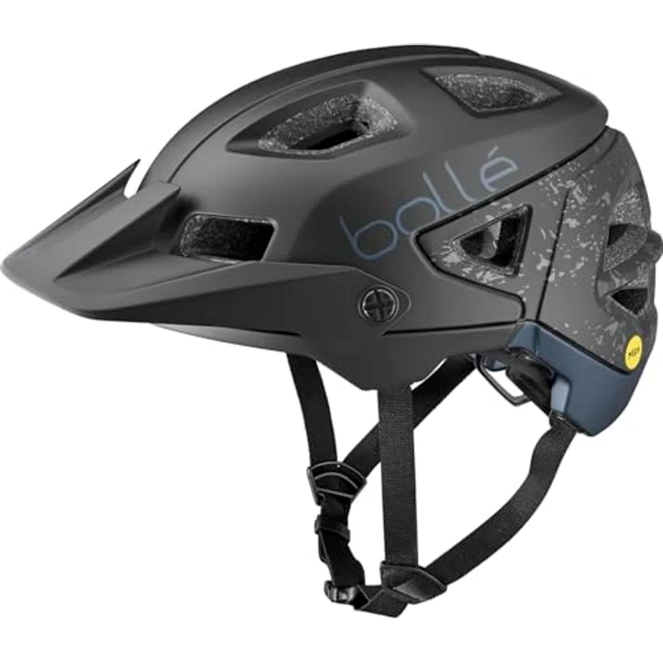 Bollé Eco Trackdown MIPS, Velohelm, 59 cm, mit Opti-Dock, 3-fach verstellbarem Visier, 13 Belüftungsöffnungen, umweltfreundlich, 380 g – Bild 1