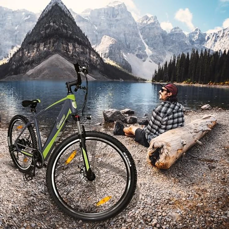 SachsenRAD E-Racing Mountainbike R8 Flex III,14.5Ah Hydraulische Bremsen 9 Gang | BAFANG Motor 27.5 Zoll MTB Bike bis 150KM Herren Damen Elektrofahrrad-Grau - Preisvergleich – Bild 5