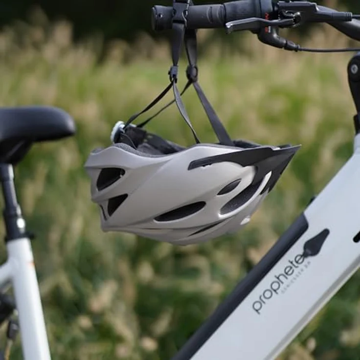 Prophete Kinderfahrradhelm, Inmold Technologie, Reflektionstreifen, 19 Belüftungsöffnungen, schwarz – Bild 9