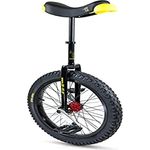 QU-AX Einrad-3095025000 Einrad, Schwarz, Einheitsgröße mit neuen Aluminiumstütze und leichten QX-series Kunststoff-Pedalen