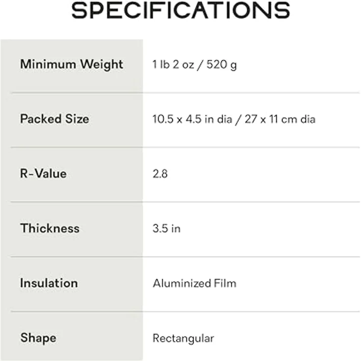 Nemo Equipment Tensor Trail, Leichte 3-Season Isomatte mit Pumpsack, 183 cm Mumienform, bluesign zertifiziert – Bild 6
