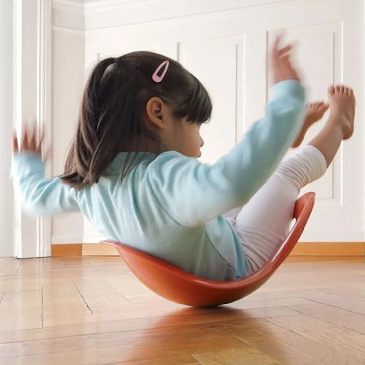 MOLUK Bilibo Terracotta, Balance- und Spielschale, motorikförderndes Lernspielzeug für Kinder ab 2 Jahren, wetterfest und langlebig – Bild 3