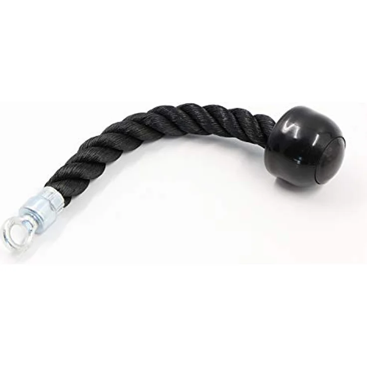 fuxunamz Trizepsseil Einhand Trizepstau Trainingsseil - Triceps Rope Krafttraining Griff, Zugseil Armtrainer Bizeps Tau, Trizepstraining Zughilfe, für Workout am Seilzug Fitness Kabelzug Kraftturm – Bild 3