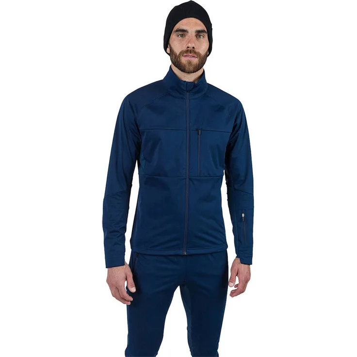 Rossignol Genetys Softshelljacke, winddicht und atmungsaktiv, blau, Größe M für Herren