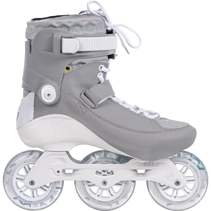 POWERSLIDE Inlineskates Swell Glacier Lake 100 47, innovative Inline-Fitness-Skates in Grau/Weiß – Bild 6