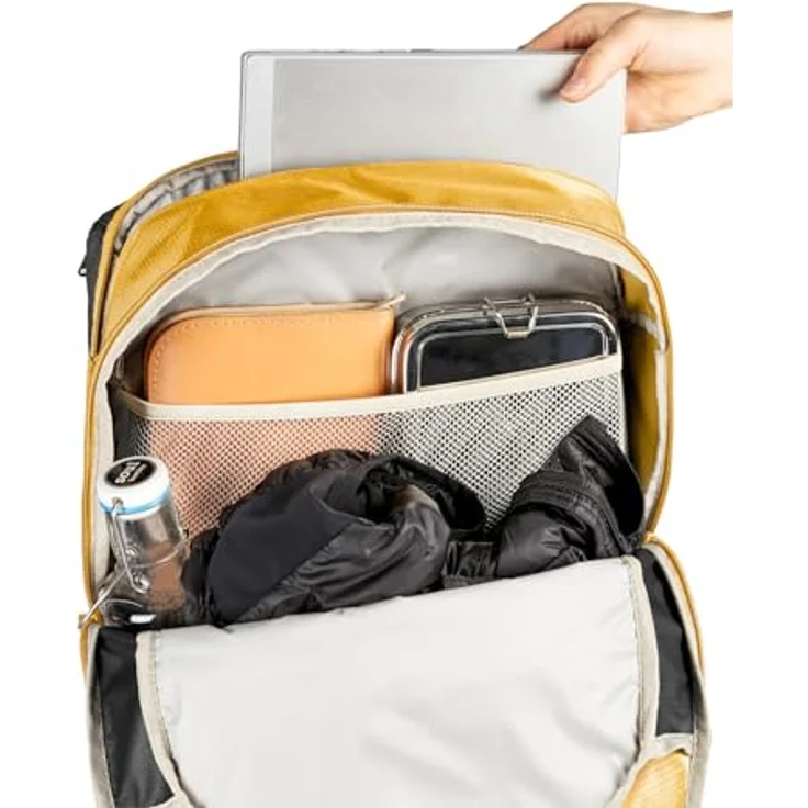 Vaude Cycle 28, Velotasche/Gepäckträgertasche mit Rucksackfunktion, 28 l, gepolstertes Laptopfach, reflektierende Elemente – Bild 5