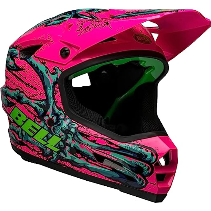 Bell Sanction 2 DLX Mips Ltd, Leichter Downhillhelm mit 14 Belüftungsöffnungen, antimikrobiellem Innenfutter, rosa, Größe L – Bild 2