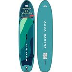 Aqua Marina Super Trip 3,7 m Familien-Stand-Up-Paddle-Board, hohe Stabilität, sandgeriffeltes EVA-Fußpolster, 220 kg Tragkraft