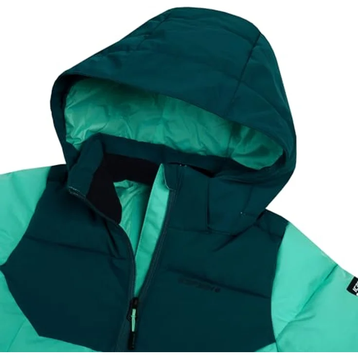 Icepeak Loris Winterjacke für Mädchen, isolierte Skijacke mit abnehmbarer Kapuze und Schneefang, Farbe: Türkis, Kinder Größe: 176 – Bild 2