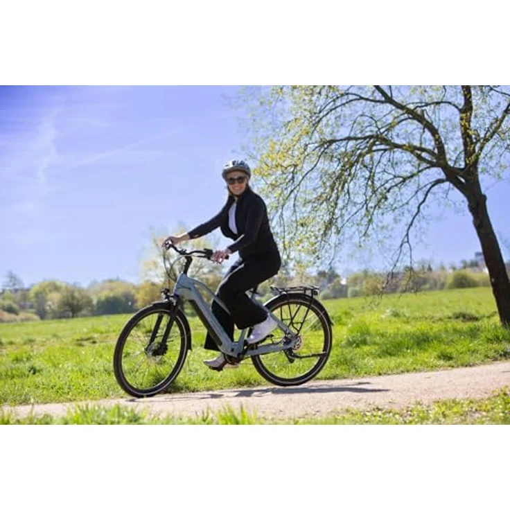 FISCHER E-Bike Trekking MOVE 01 T, Trapezrahmen 50 cm, 474 Wh Akku, Heckmotor, 8-Gang Kettenschaltung, blau glänzend – Bild 12