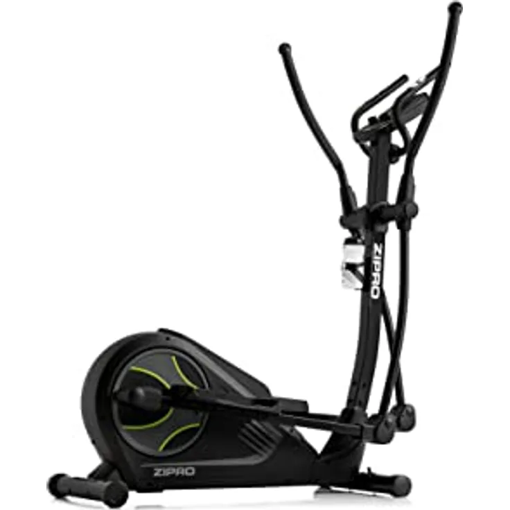 Zipro Heat | Home Magnet Orbiter bis 150 kg | iConsole+ 8-stufiges Widerstandssystem | Hometrainer misst Herzfrequenz, Kalorien, Geschwindigkeit | in schwarz