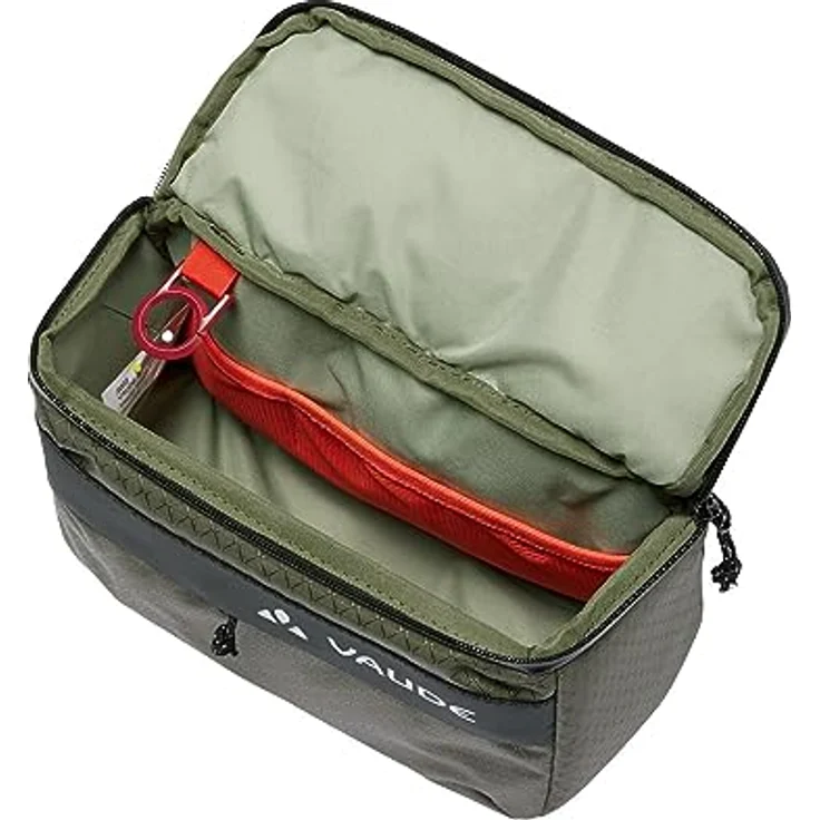VAUDE Fahrradtasche Cyclist Box Hüfttasche und Lenkertasche, 3 Liter Volumen, recycelte Materialien, PFC-frei wasserabweisend, blau – Bild 4
