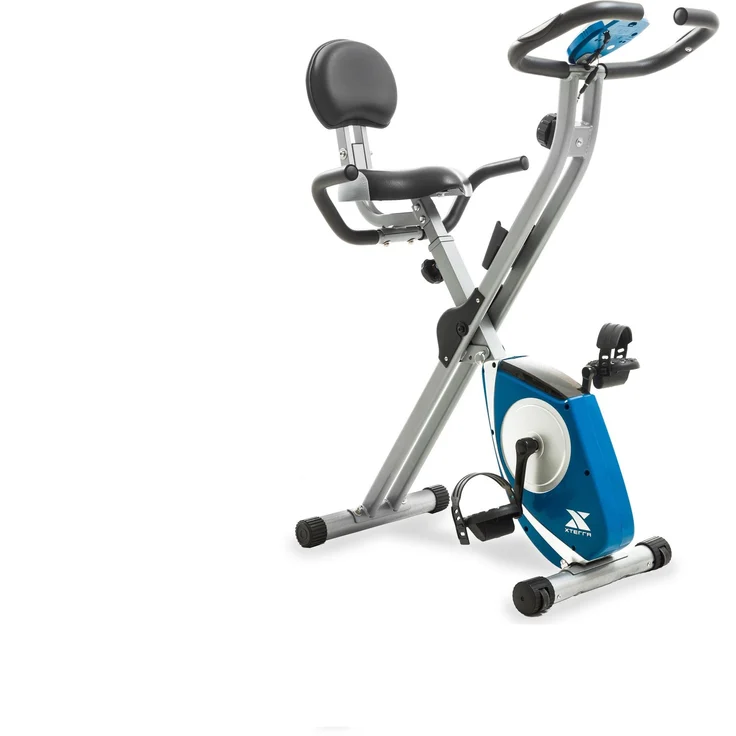 Xterra FB350, klappbarer Heimtrainer Ergometer mit 8 Widerstandseinstellungen und LCD-Display