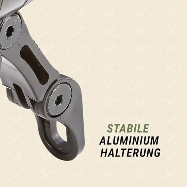 PROPHETE LED-Scheinwerfer 100 Lux, StVZO-zugelassen mit Standlichtfunktion und Sensorautomatik, kompatibel mit Nabendynamo und 6V E-Bike-Akku, abnehmbarer Reflektor – Bild 5