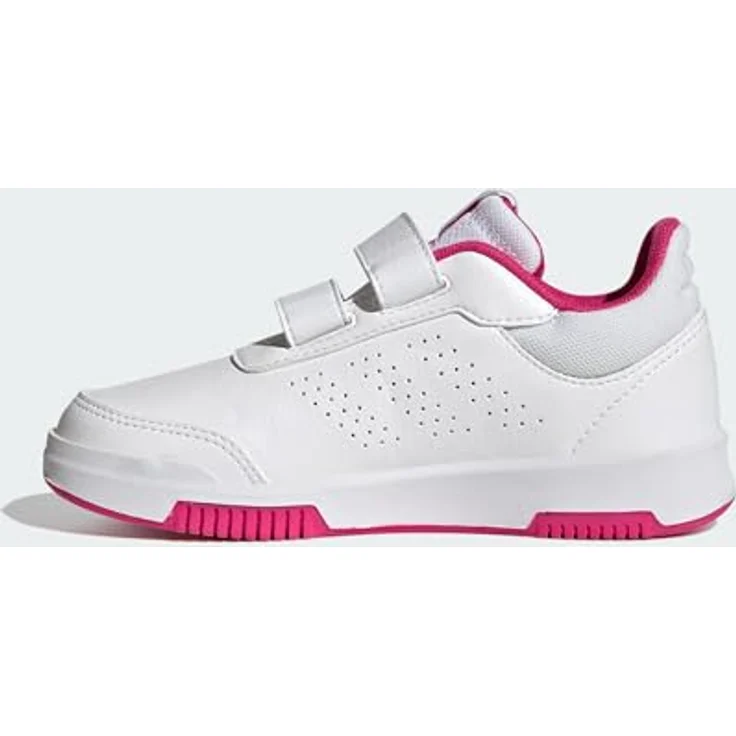 adidas Tensaur Hook And Loop Laufschuhe, Unisex, mit Non Marking Gummisohle, Größe 33, Weiß, recyclingfähiges Obermaterial – Bild 2