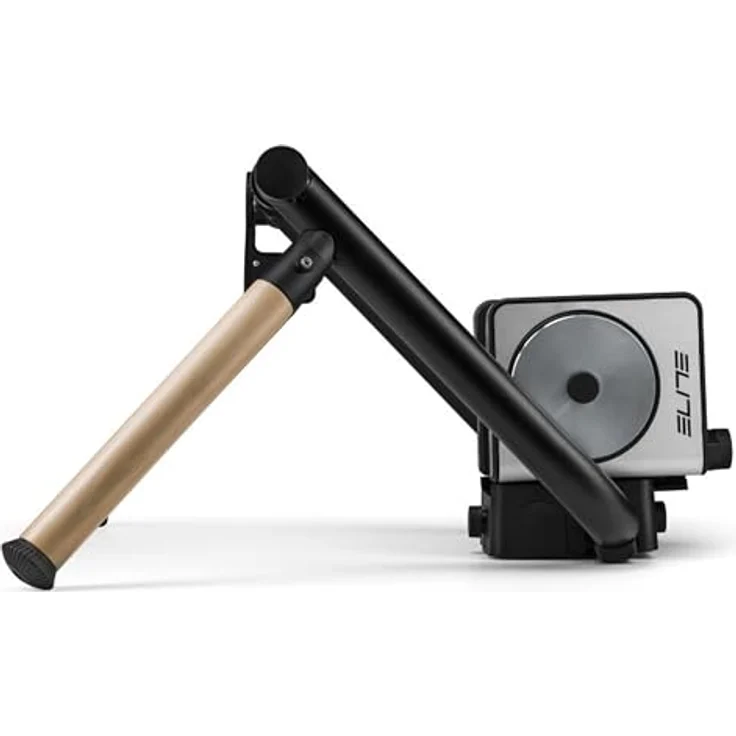 Elite Tuo Fluid Magnettrainer Hybrid, Klappbar, Leise und Stabil, für Rennrad und MTB Indoor Training, Schwarz – Bild 5