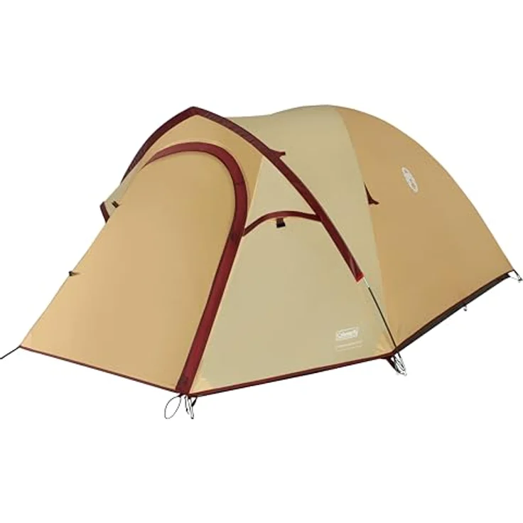 Coleman Darwin 3 Plus Summer Zelt, kompaktes 3-Personen-Kuppelzelt, 2000 mm wasserdicht, atmungsaktiv, leicht 4,5 kg, eingenähte Bodenplane – Bild 1