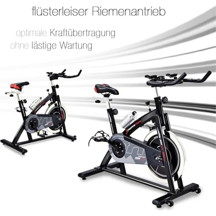 Sportstech Ergometer Heimtrainer SX200 mit 22KG Schwungrad & Multiplayer APP | Hometrainer Fahrrad für Zuhause | Trainingsgeräte für das Ausdauertraining | Fitness Exercise Bike, Schwarz - Preisvergleich – Bild 5