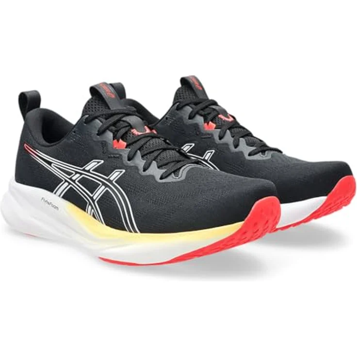 ASICS Gel Pulse 16, Laufschuhe mit FLYTEFOAM™ Dämpfung und GEL™ Technologie, Schwarz/Weiß, Herren, Größe 44 – Bild 4