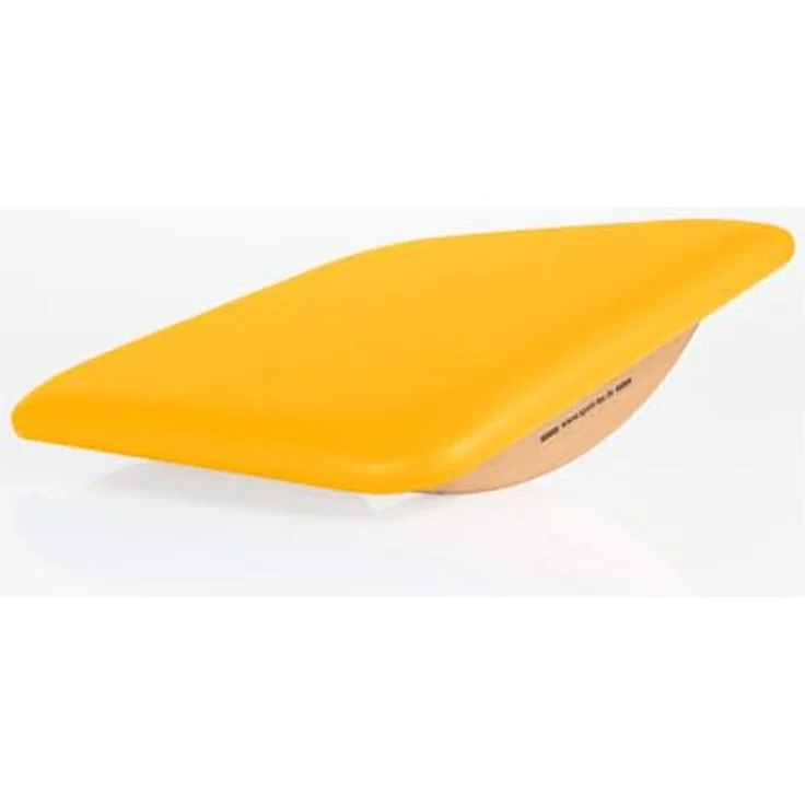 Sport-Tec Schaukelbrett klein mit Polster Wippbrett Wackelbrett Balancierbrett Balance, stabil, Kunstleder, verschiedene Farben und Größen – Bild 1