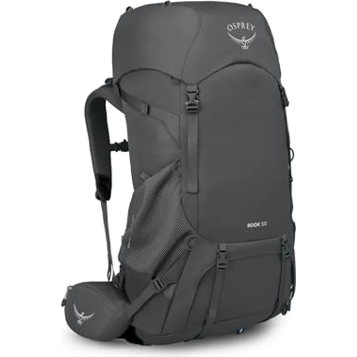 Osprey Rook 50, Trekkingrucksack 75 cm, grau, 100% Polyester, 37 cm x 35 cm – Bild 1