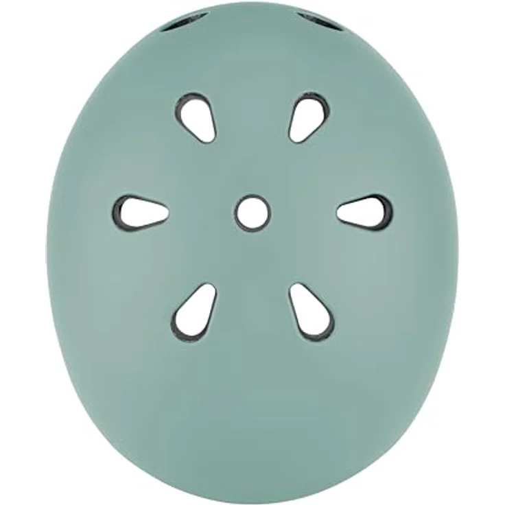 GLOBBER Helm GO-UP Lights, Schutzhelm für Kinder mit LED-Rücklicht, größenverstellbar, Gr. XXS/XS 45-51, Salbei grün – Bild 5