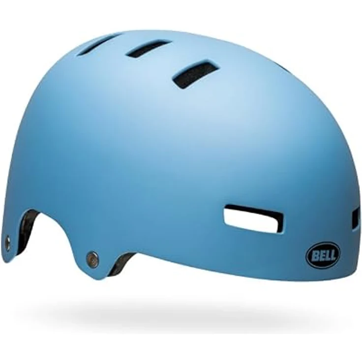 Bell LOCAL Fahrradhelm, Solid matte blue, S, klassischer Skater-Style mit Action Fit Anpassungssystem – Bild 2