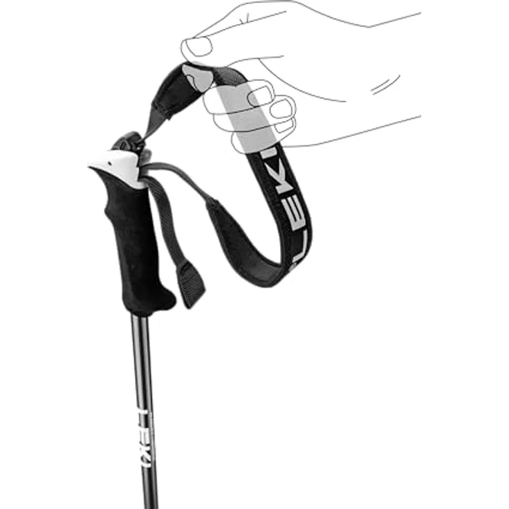 Leki Elite Lady, Skistöcke aus Aluminium (14 mm) mit Thermogriff und Stahlspitze, 105 cm – Bild 3