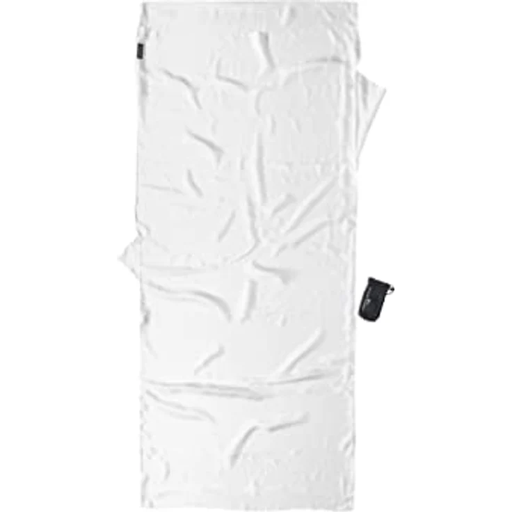Cocoon TravelSheet, Schlafsack aus hochwertiger Seide, rechteckig, 220 cm, Wärmeleistung +5,3 °C, Seiteneinstieg mit Klettverschluss – Bild 1