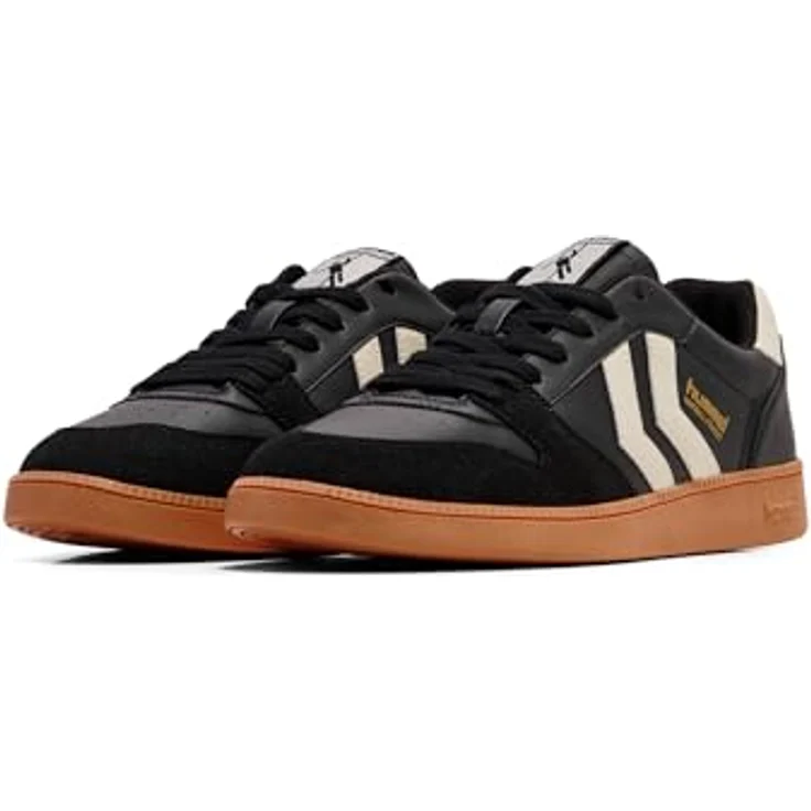 Hummel Futsal Boots 226303-2001, atmungsaktive Mikrofaser-Sportschuhe mit TPR-Außensohle, schwarz, Größe 37 – Bild 5