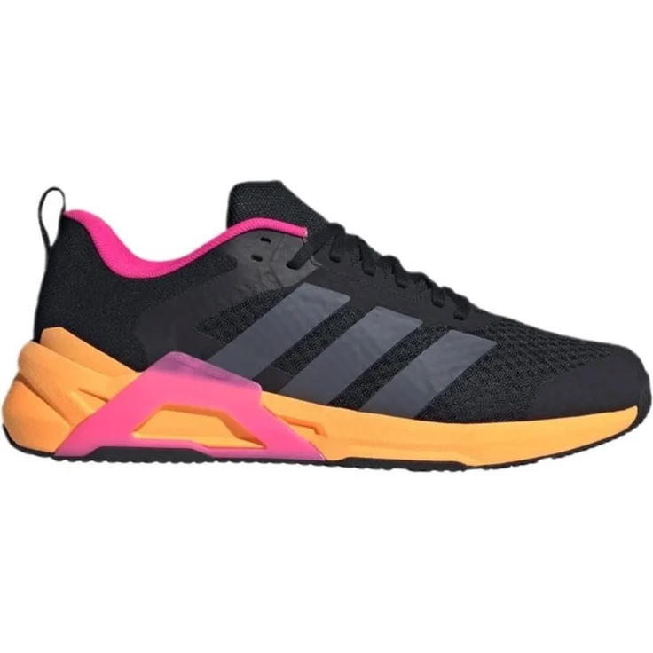 Adidas Dropset Control, Laufschuhe für Herren mit stabiler Zwischensohle, breiter Passform, Farbe: BLACK/AUON/SHOPNK – Bild 1