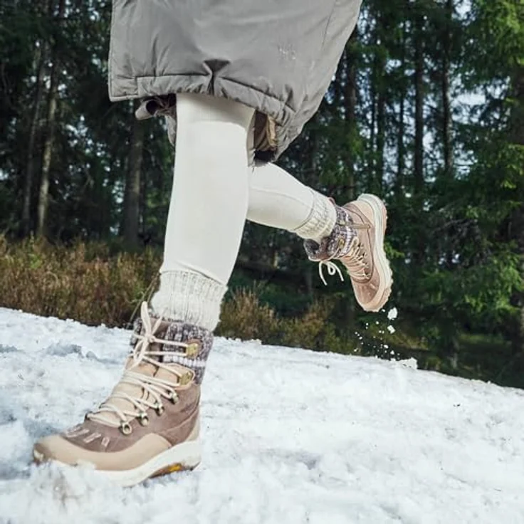 Merrell Siren 4 Thermo Mid Zip Wp, Damen Wanderschuhe, wasserdicht, mit Vibram Icetrek-Sohle, braun – Bild 7