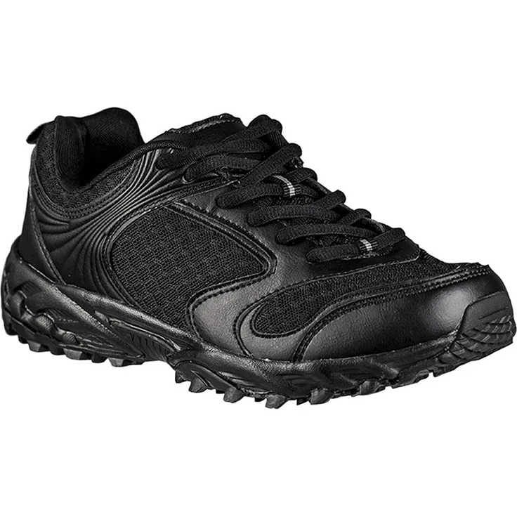 Sturm Bundeswehr und Freizeitshop BW Sportschuhe Gelände, Schwarz, abriebfeste Sohle, wasserdampfdurchlässiges Material, anatomisch geformte Einlegesohle, 275 (43)