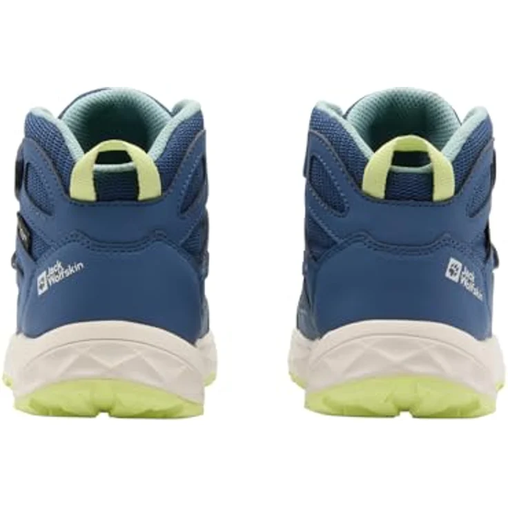 Jack Wolfskin WOODLAND 2 TEXAPORE MID VC K, Wasserdichter Wanderschuh mit Klettverschluss und profilierter Gummi-Sohle – Bild 4