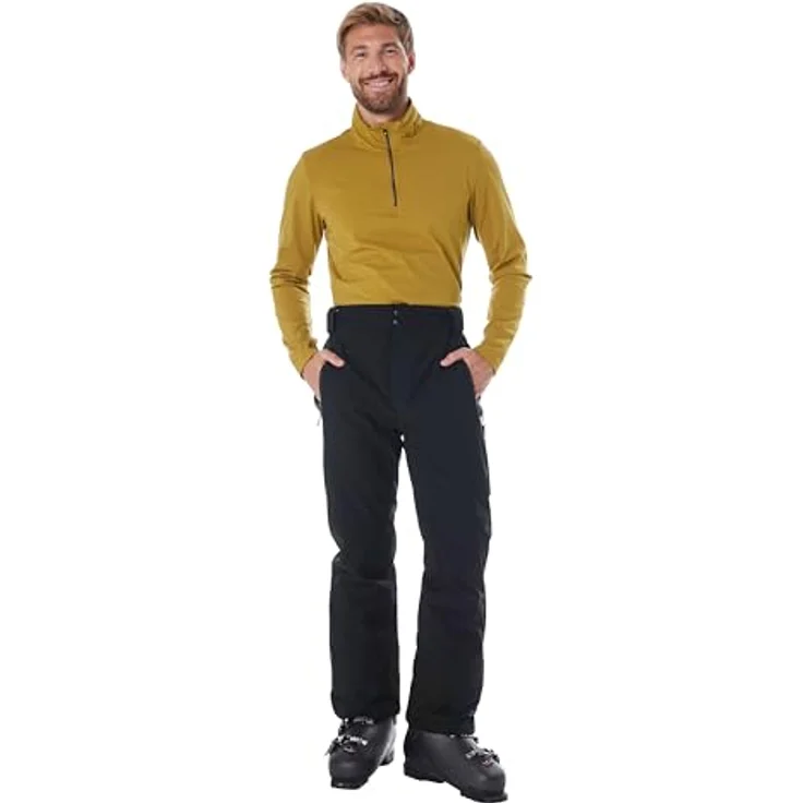 Killtec Enosh, Herren Skihose, wasserabweisend mit 10.000 mm Wassersäule, atmungsaktiv, schwarz, XXL – Bild 8