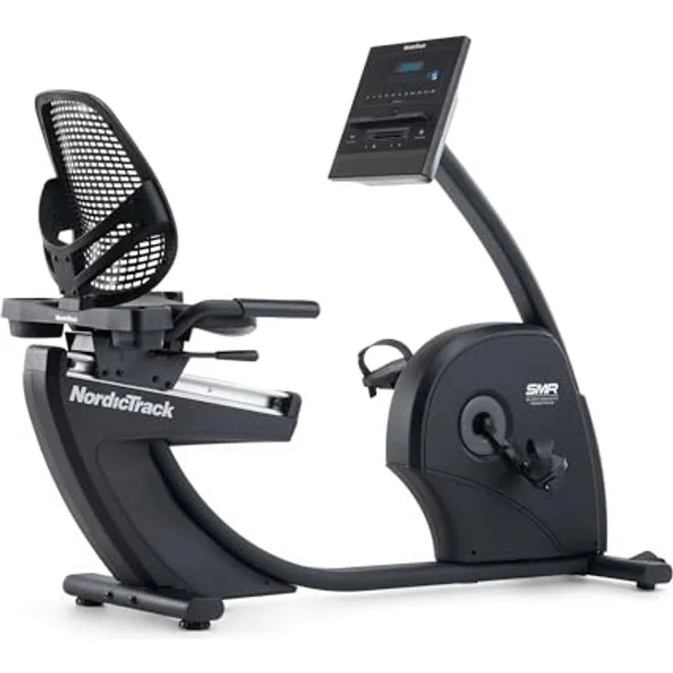 NordicTrack GX LE Liegeergometer Heimtrainer, 26 digitale Widerstandsstufen, gepolsterter verstellbarer Sitz, inkl. 30-tägiger iFIT Mitgliedschaft, kompaktes Design