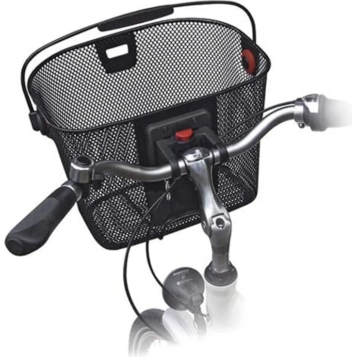 KlickFix KLICKfix Farradtasche Uni Korb mit Lampenhalter, 16L Volumen, belastbar bis 5kg, Modell 0391KLIK – Bild 4